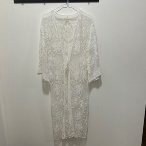 White Lace POL Duster